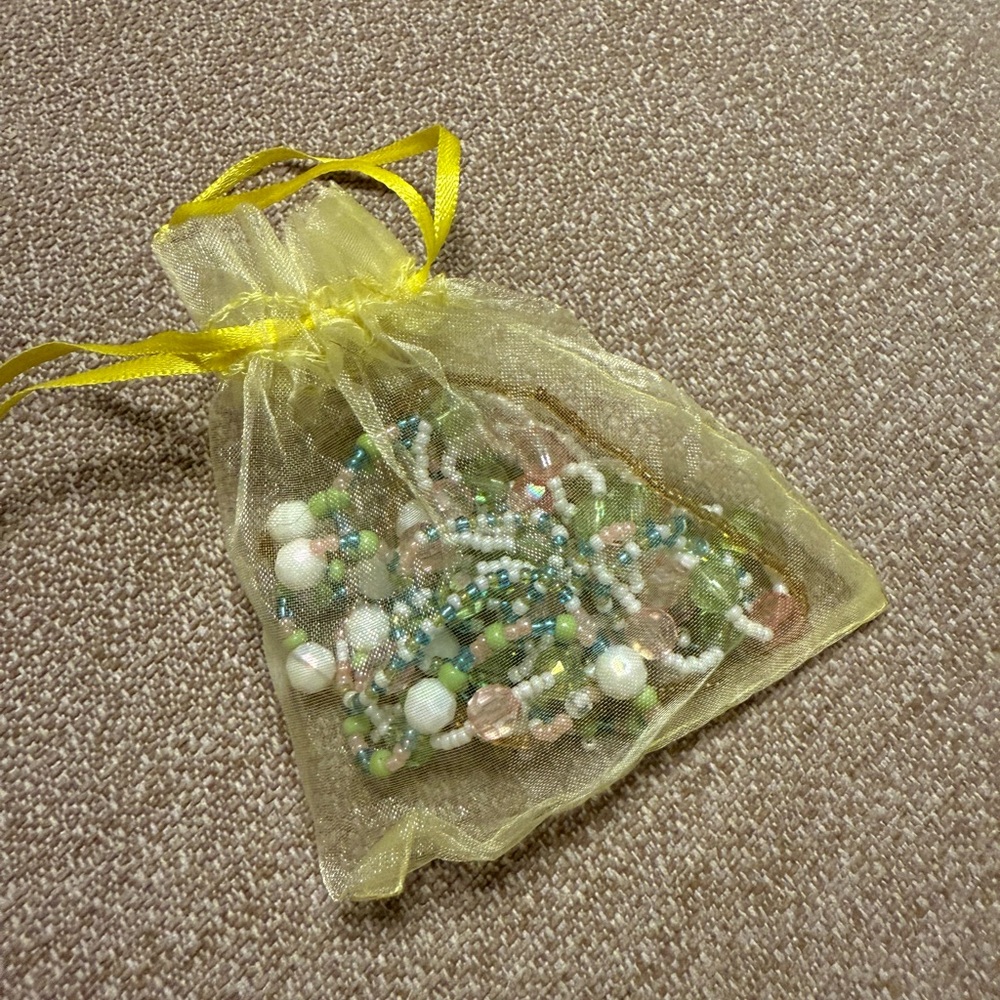 Beaded Jewelry Set in Organza Bag - Waist Beads